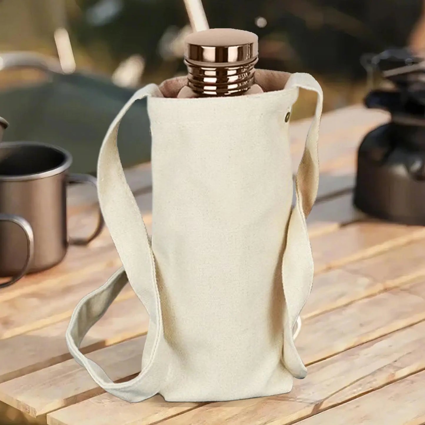 Copper Bottle Leak-Proof Insulated Copper Water Bottle Portable Leakproof 27Oz Cup For Gym Camping Traveling Hydration Work