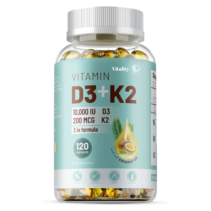 Vitamin D3&k2 - Nerve, Muscle, Heart, Bone And Dental , Immune System