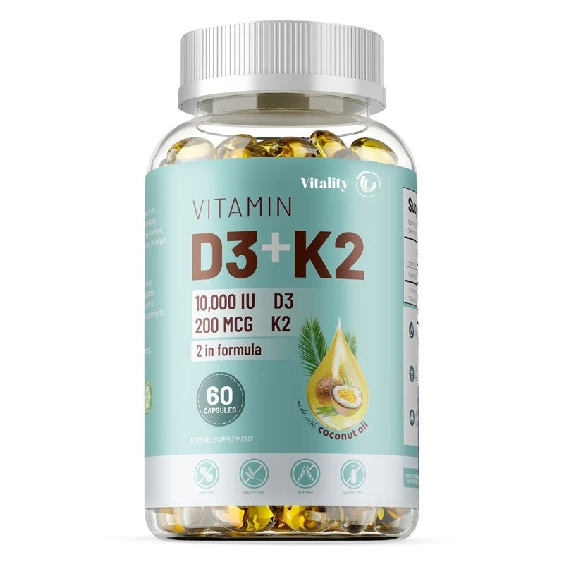 Vitamin D3&k2 - Nerve, Muscle, Heart, Bone And Dental , Immune System
