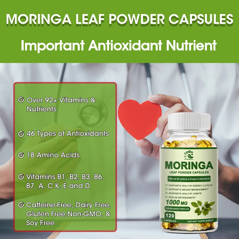 Moringa Oil Promote Metabolism Support Weight Loss Repairs Damaged Cells Alleviates Inflammation Cardiovascular Health