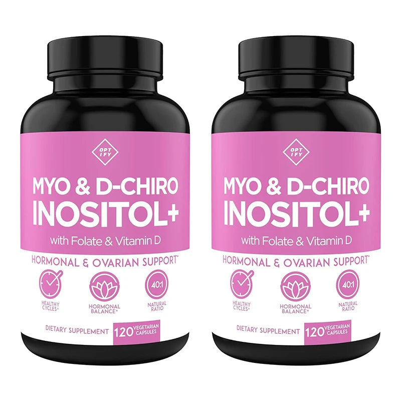 Premium Inositol Supplement - Healthy Hormone Balance & Healthy Ovarian Support for Women - Myo and D-Chiro Inositol Plus