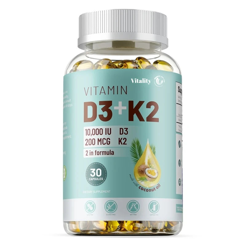 Vitamin D3&k2 - Nerve, Muscle, Heart, Bone And Dental , Immune System