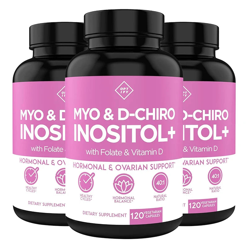 Premium Inositol Supplement - Healthy Hormone Balance & Healthy Ovarian Support for Women - Myo and D-Chiro Inositol Plus