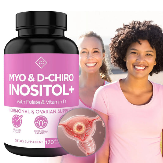 Premium Inositol Supplement - Healthy Hormone Balance & Healthy Ovarian Support for Women - Myo and D-Chiro Inositol Plus