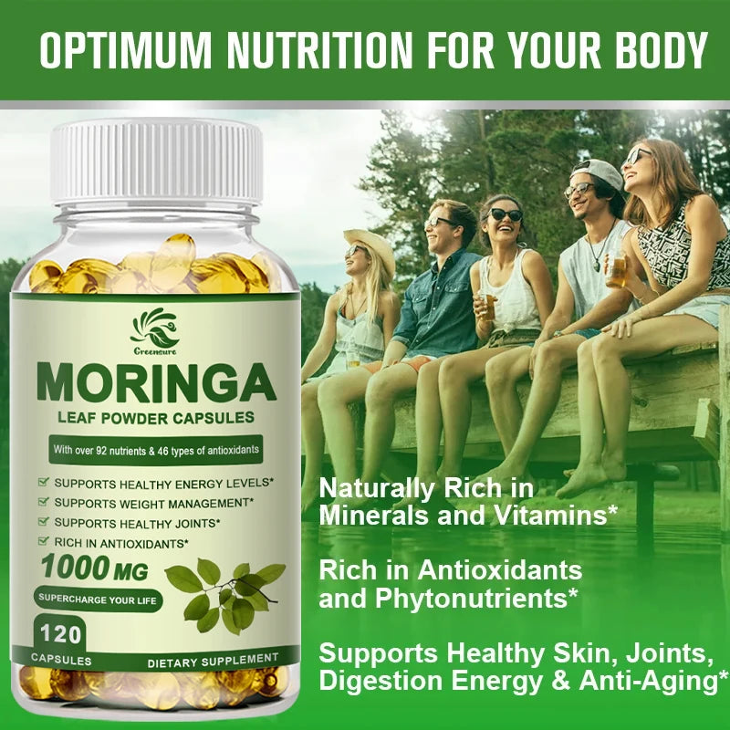 Moringa Oil Promote Metabolism Support Weight Loss Repairs Damaged Cells Alleviates Inflammation Cardiovascular Health