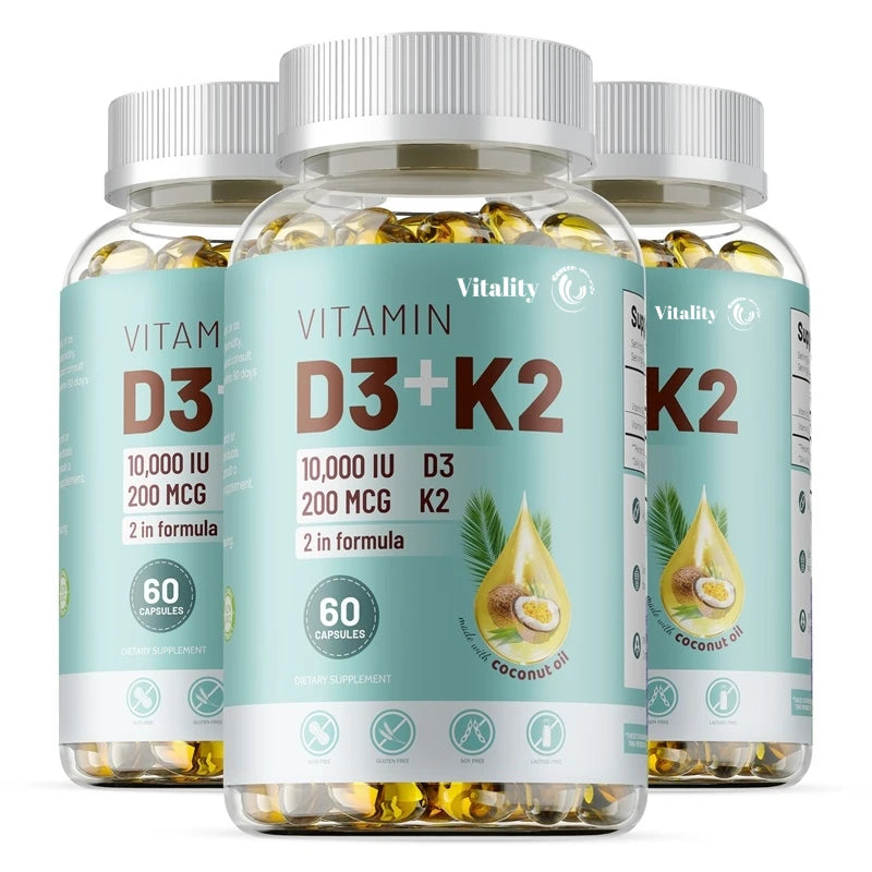Vitamin D3&k2 - Nerve, Muscle, Heart, Bone And Dental , Immune System