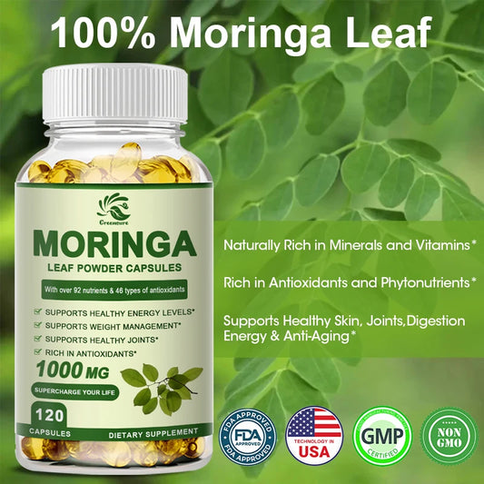 Moringa Oil Promote Metabolism Support Weight Loss Repairs Damaged Cells Alleviates Inflammation Cardiovascular Health